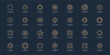 © ulhaq_std - icon set Flower ornament logo and icon set. Abstract beauty flower logo design collection vector.