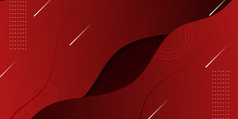 Abstract colorful dark red wave background