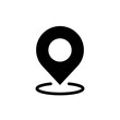 Location icon. Map pin vector symbol.