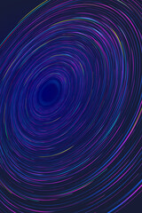Poster - Color spiral coil, network technology big data abstract background.