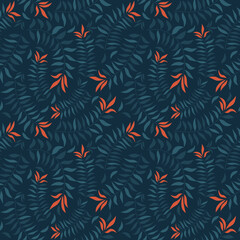 Wall Mural - Topical  leaves on seamless pattern for fabric texture