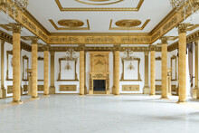 The Ballroom And Restaurant In Classic Style. 3D Render. 3d Image