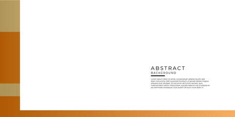 Wall Mural - white brown gold template presentation design and page layout design for brochure, book , magazine, 