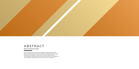 Wall Mural - white brown gold template presentation design and page layout design for brochure, book , magazine, 