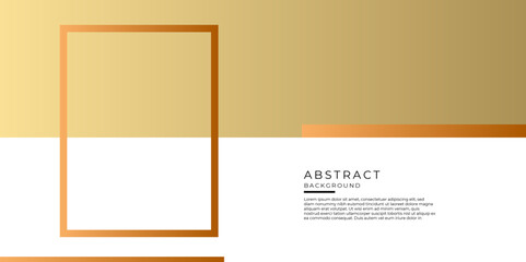 Wall Mural - white brown gold presentations templates. annual report, leaflet, book cover design. brochure layout