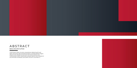 Simple modern red white black abstract business presentation background