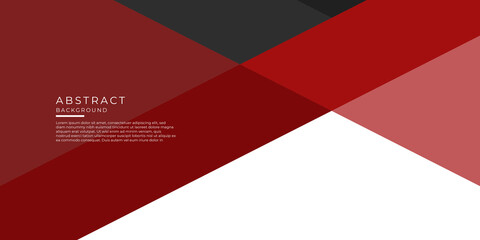 Wall Mural - red black abstract business presentation background on white background