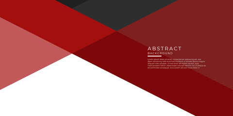 Wall Mural - design element of infographics for presentations templates with red black flat element background