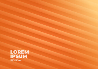 Poster - Abstract orange background with space for text and message.