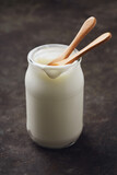 Fototapeta Sypialnia - Plain white yogurt