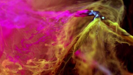 Wall Mural - Acrylic colors in water. Abstract background.