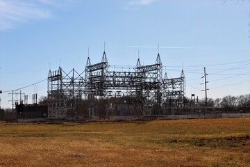 Large electrical transfer station