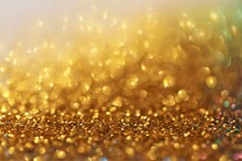  Gold Glitter Glow Background.  Gold Shiny Texture.New Year And Christmas Background.Wallpaper Phone  Glitter Macro Background With Shining Bokeh.Shining Texture