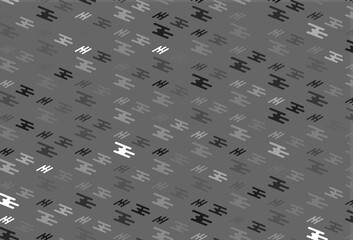 Poster - light silver, gray vector backdrop with long lines.