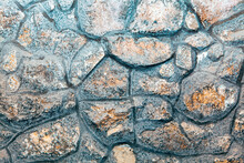 Natural Irregular Stone Wall Background