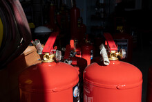 Fire Extinguishers Close Up