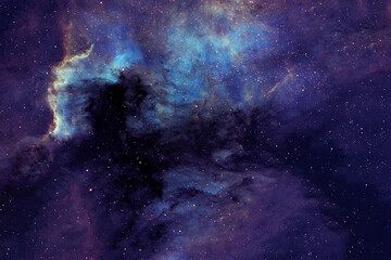 A beautiful black galaxy in deep space. Elements of this image were furnished by NASA.