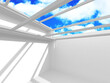 © VERSUSstudio - Empty white architecture with sky view