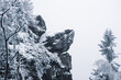 Góry Stołowe narożnik zimą