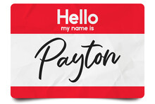Hello My Name Is Payton