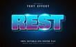 © Aglonemadesign - Rest text effect with gradient