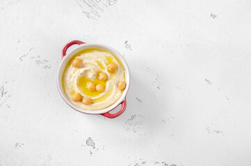 Wall Mural - Bowl of hummus