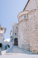 Sticker - Scenic sight in Anagni, province of Frosinone, Lazio, central Italy Europe