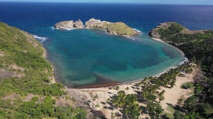 Wall Mural - Iles des Saintes. French Guadeloupe. Caribbean island. West Indies.