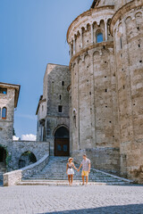 Sticker - Scenic sight in Anagni, province of Frosinone, Lazio, central Italy Europe