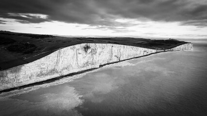 Wall Mural - Seven Sisters - The white cliffs at the South coast of England - travel photography