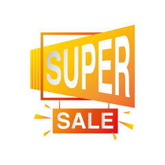 Canvas Print - special offer season, super sale advertising