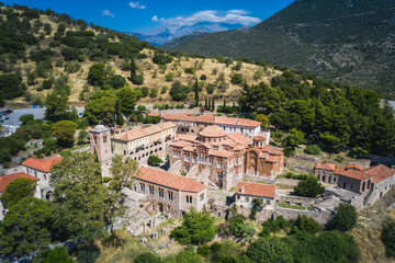 Wall Mural - The Hosios Loukas monastery in Greece