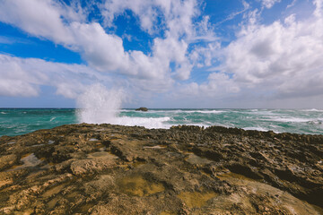 laie point, north shore of oahu island, hawaii