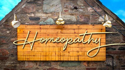 Street Sign to Homeopathy