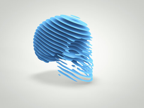 Skull 3D, illustration, art, rendering 