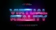 Virtual Reality Editable Text Effect