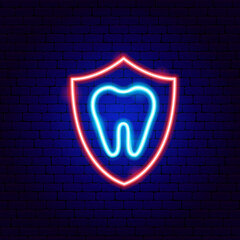 Sticker - Protect Tooth Neon Sign