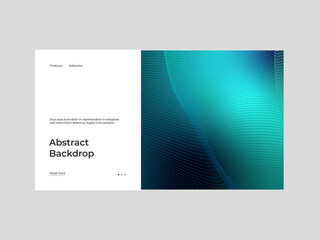 Homepage design. Abstract background illustration. Linear, striped gradient backdrop. Colorful creative stylish texture. Eps10 vector.
