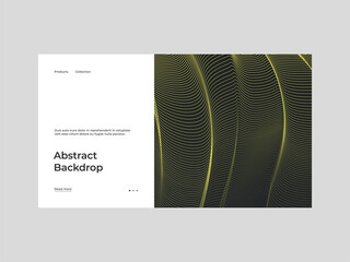 Homepage design. Abstract background illustration. Linear, striped gradient backdrop. Colorful creative stylish texture. Eps10 vector.