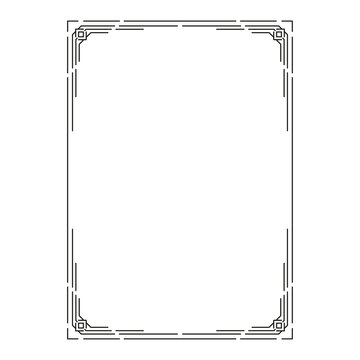vector image, decorative ornamental frame, original design