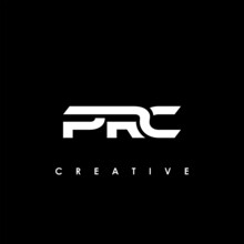 PRC Letter Initial Logo Design Template Vector Illustration