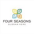 © ahmad - four seasons business logo design vector