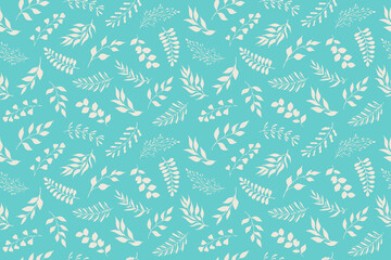 Wall Mural - Bright leaf seamless pattern