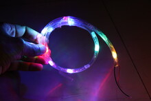 RGB Led Strip Light Used In Decorations. DIY Christmas Decoration Ideas Using RGB LED Strip