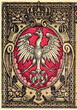 Orzeł Biały - Polska Krajowa Kasa Pożyczkowa - fragment banknotu 1 marka polska z datą 9 grudnia 1916 / 1917									
