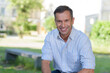© auremar - close up portrait of smiling happy modern man