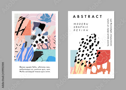 Tela Collection of creative universal floral  artistic cards