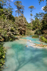 Sticker - Bassin turquoise des chutes de Kuang Si, Laos