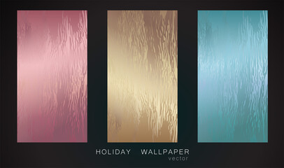 Poster - Vector golden foil background template for cards, hand drawn backdrop - invitations, posters, cards.