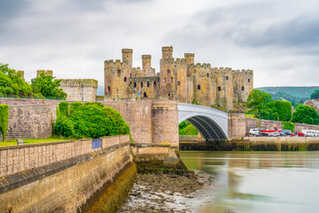 Poster - Conwy Castle in North Wales, UK